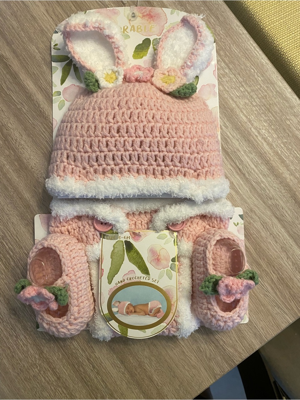 Infant Hand Crochet Set 0-6M